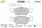 VALEO set placute frana, frana disc VALEO 301006 - automobilus