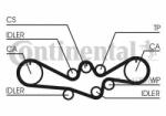 CONTITECH Curea distributie SUBARU LEGACY III (BE, BH) (1998 - 2003) CONTITECH CT1050