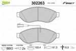 VALEO set placute frana, frana disc VALEO ESSENTIAL 302263 (302263)