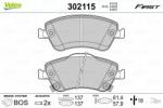 VALEO set placute frana, frana disc VALEO 302115 - automobilus