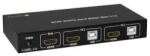TECHLY 2x1 USB HDMI KVM Switch 4Kx2K IDATA KVM-HDMI2U KVM kapcsoló Fekete (IDATA-KVM-HDMI2U) (IDATA-KVM-HDMI2U)