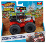 Mattel Hot Wheels Monster Truck Roarin Wreckers Bone Shaker Cu Functii Si Sunete Scara 1: 43 (MTHDX60_HDX61) - mtoys