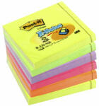 3M Лепящи листчета Post-It Z-Notes R330 Rainbow неон 6бр