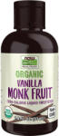 NOW Organikus Monk Fruit Édesítőszer - Organic Liquid Monk Fruit (53 ml, Vanília)