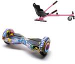 Smart Balance Elektromos Hoverboard Standard GoKart Szett, 6.5 colos, Transformers HipHop PRO, Nagy Hatótávolság, és Rózsaszín Hoverkart, Smart Balance