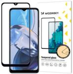 Wozinsky Folie de protectie Ecran WZK pentru Motorola Moto E22i / E22, Sticla securizata, Full Glue, Case Friendly (Negru)