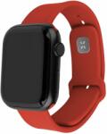 FIXED szilikon szíjkészlet az Apple Watch 42/44/45mm-e okosórákhoz, piros FIXSST2-434-RD (FIXSST2-434-RD) - pcx