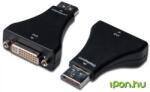 ASSMANN DisplayPort DVI-I Átalakító Fekete 3cm AK-340603000-S (AK-340603000-S)