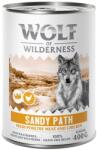 Wolf of Wilderness 24x400g Wolf of Wilderness Senior Sandy Path nedves kutyatáp 20+4 ingyen