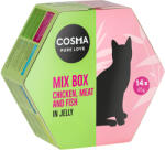 Cosma 14x85g Cosma Gourmet nedves macskatáp Mix Box rendkívüli árengedménnyel