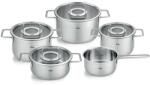 Fissler Set de vase pentru gătit PURE, set de 5, argintiu, oțel inoxidabil, Fissler - kulina - 1 896,00 RON