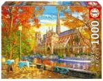 Educa 19936 - Notre Dame ősszel - 1000 db-os puzzle (19936)