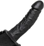RealRock Мъжки пенис колан "realrock black 6" 16 см