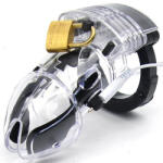 X Fun Bdsm Електро клетка за пенис "black jack clear" 7 см