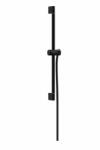 Hansgrohe Unica Zuhanyrúd Pulsify S 65 cm, toló csúszkával és zuhanytömlővel, matt fekete 24400670 (24400670)