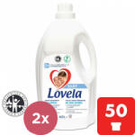 Lovela 2x LOVELA Baby folyékony mosószer fehér ágyneműhöz 4, 5 l / 50 mosás