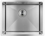 Laveo SAM_010P - LAVEO MARMARA egymedencés rozsdamentes mosogató bűzelzáróval 540X440 inox (SAM_010P)