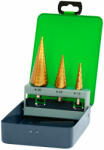 Z-TOOLS Z-TOOLS lépcsős lemezfúró készlet HSS 3r. Metal-Box (144447)