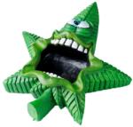  Zöld cannabis levél formájú tengeri csillag alakú polirezin és kerámia hamutartó (A-401046)