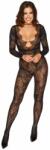 Fantasy Crotchless catsuit in a lace look, Fantasy Cottelli Collections - S/L
