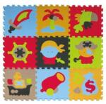 Babygreat Covoras Puzzle Aventurile piratilor 92x92 cm Covor