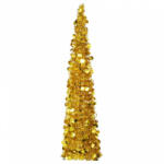 vidaXL Aranyszínű pop-up PET műkarácsonyfa 150 cm (320983)