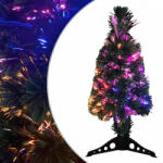 vidaXL Száloptikás vékony műkarácsonyfa talppal 64 cm (328442) - sabrukkertje