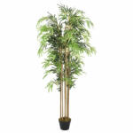 vidaXL Zöld mű bambuszfa 1605 levéllel 180 cm (358987)