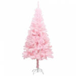 vidaXL Rózsaszín PVC műkarácsonyfa állvánnyal 180 cm (320998)