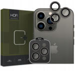 HOFI Camring sticla temperata pentru camera pentru iPhone 15 Pro / 15 Pro Max, negru