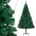 vidaXL Zöld PVC műkarácsonyfa vastag ágakkal 240 cm (321037)