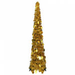 vidaXL Aranyszínű pop-up PET műkarácsonyfa 120 cm (320982)