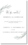 Personal Invitație de nuntă - Rozmarin Selectați cantitatea: 11 buc - 30 buc