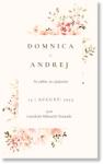 Personal Invitație de nuntă - Spring time Selectați cantitatea: 1 buc - 10 buc