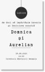 Personal Invitație de nuntă - Minimalism Iubire Selectați cantitatea: 61 buc și mai multe