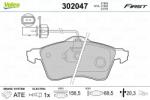 VALEO set placute frana, frana disc VALEO ESSENTIAL 302047 (302047)