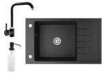 NERO Grande + Steel + dispenser black
