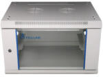 Extralink Cabinet metalic ExtraLink EX. 8550 6U, Wall mount, 600 x 450 mm, Glass door, Gri (EX.8550)