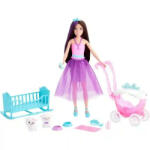 Mattel Barbie Skipper bébiszitter baba babakocsival és bárányokkal (HLC29) - jatekbirodalom