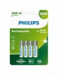 Philips újratölthető AAA elem 4db (R03B4RTU10/10)
