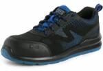 CXS ISLAND MILOS S1P alacsony szárú cipő, fekete-kék, 44-es méret