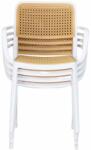  Rakásolható szék, fehér/bézs, RAVID TYP 2 (0000373361)