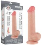 Lovetoy Dildo Realist Sliding-Skin, Ventuza Detasabila, TPE, Natural, 20.8 cm Dildo