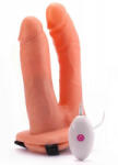 Lovetoy Strap On Dublu Unisex Hallow 10 Moduri Vibratii Telecomanda