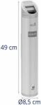  Hamutartó falra szerelhető kültéri zárható 1, 8 l - ezüst (1016122)
