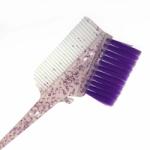 Hair Power lila csillámos fésűs hajfestő ecset (HP364)