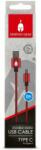 Spartan Gear Double Sided USB Cable (Type C) 2m Red 066087 (066087)