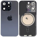 Apple iPhone 15 Pro - Sticlă pentru carcasa din spate cu piese mici (Blue Titanium), Blue Titanium