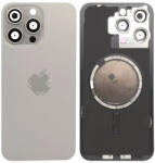 Apple iPhone 15 Pro Max - Sticlă pentru carcasa din spate cu piese mici (Natural Titanium)