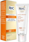 Roc Division - Crema de protectie solara antiage SPF50, Roc Soleil Protect Anti-Wrinkle Fluid, 50ml